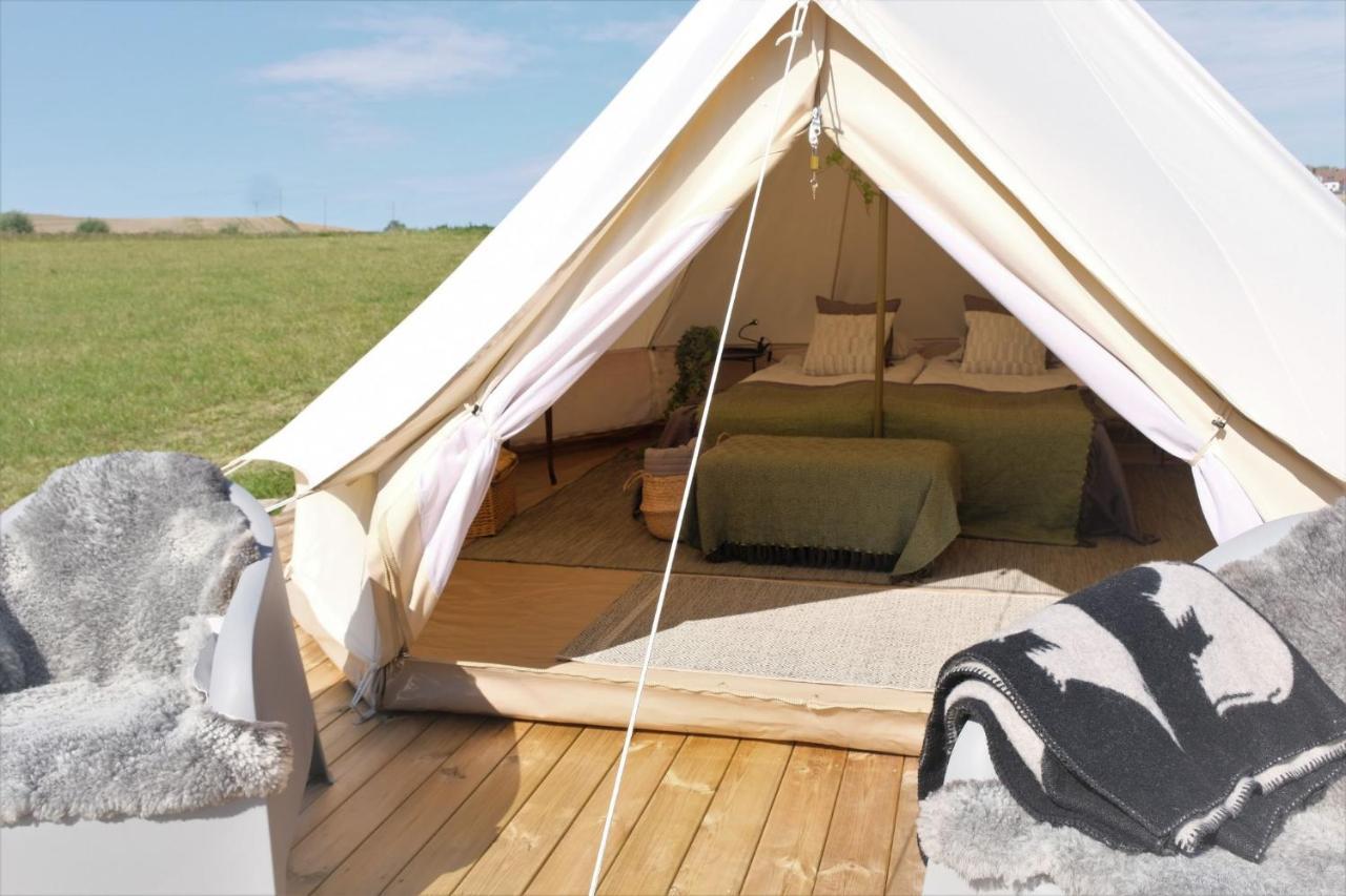 Glamping Och Gardslagenhet Mellan Himmel Och Hav Lejlighed Skivarp Eksteriør billede